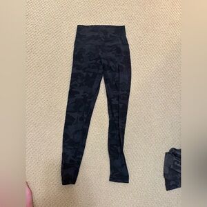 Black Camouflage Leggings lululemon